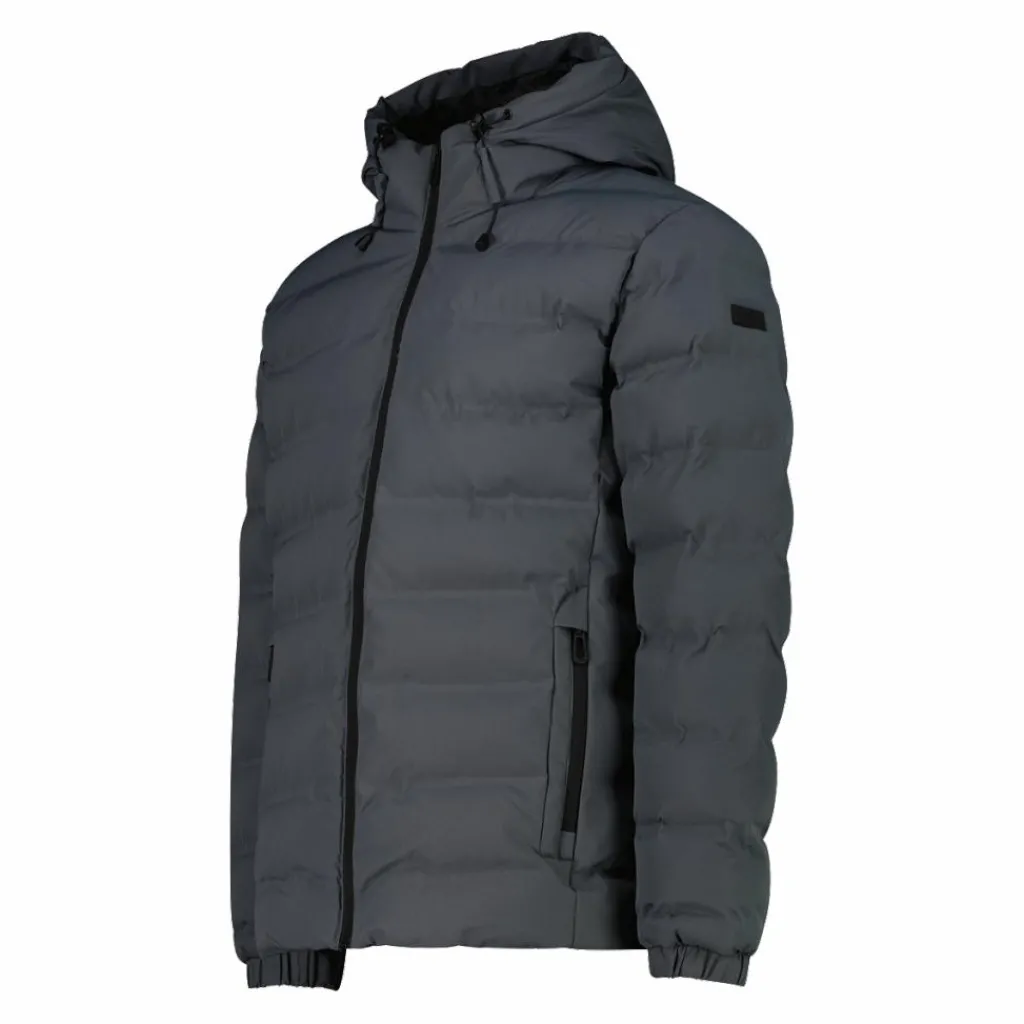 Wattierte Herrenjacke mit regulierbarer Kapuze>CMP Discount