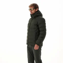 Wattierte Herrenjacke mit regulierbarer Kapuze><noscript><img width=