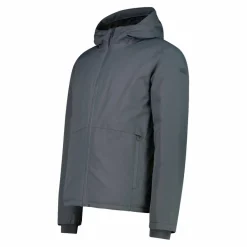 Wattierte Herrenjacke mit Kapuze><noscript><img width=
