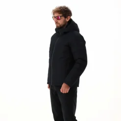 Wattierte Herrenjacke mit Kapuze><noscript><img width=