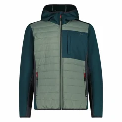 Wattierte Hybridjacke Unlimitech mit Kapuze für Herren><noscript><img width=