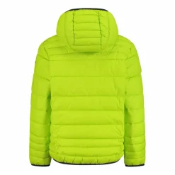 Wattierte Jungenjacke mit Kapuze><noscript><img width=