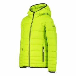 Wattierte Jungenjacke mit Kapuze><noscript><img width=