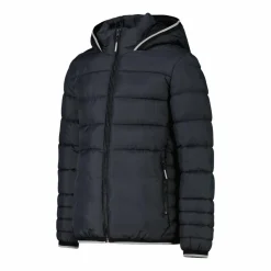 Wattierte Jungenjacke mit Kapuze><noscript><img width=