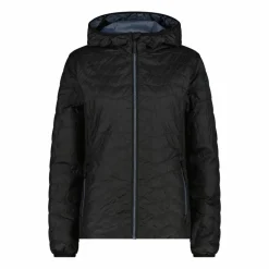 Wattierte Steppjacke mit Kapuze für Damen><noscript><img width=