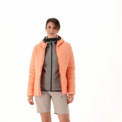 Wattierte Steppjacke mit Kapuze für Damen><noscript><img width=