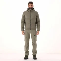 Wattierte Steppjacke mit Kapuze für Herren><noscript><img width=