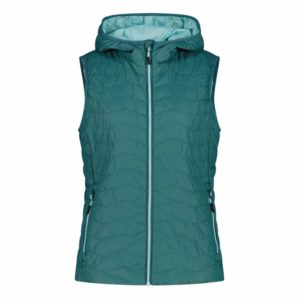 Wattierte Weste mit Kapuze für Damen>CMP New