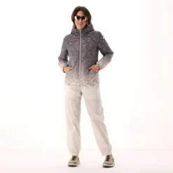Wendejacke mit Muster für Damen><noscript><img width=
