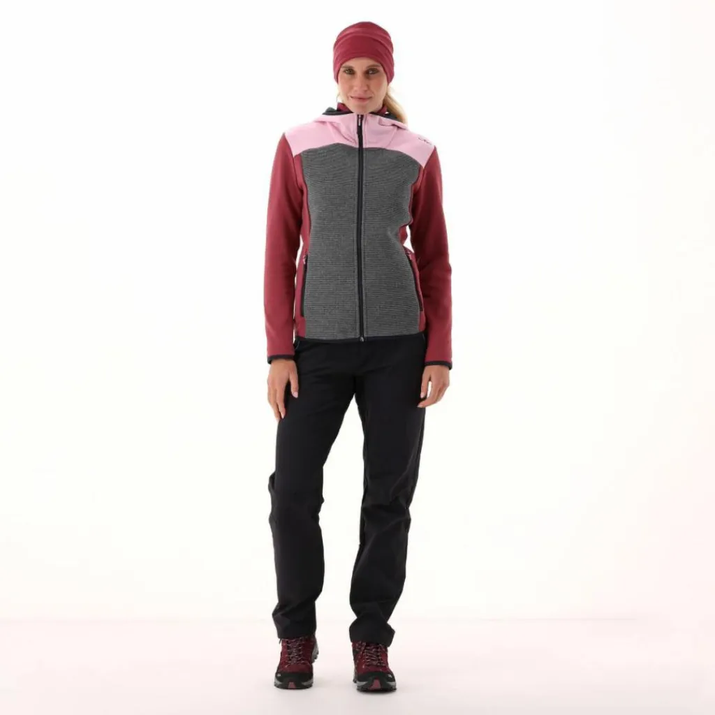 Wooltech-Damenjacke mit Kapuze>CMP Clearance