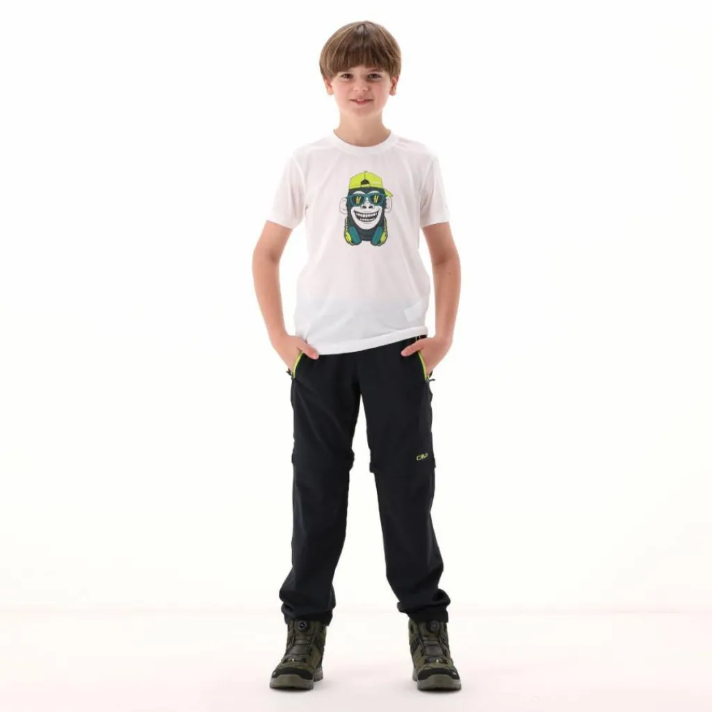 Zip-Off-Jungenhose aus Stretchgewebe>CMP Clearance