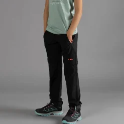 Zip-Off-Mädchenhose aus Stretchgewebe><noscript><img width=