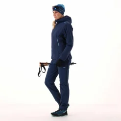 Zusammenfaltbare wasserabweisend Damenjacke mit Kapuze><noscript><img width=