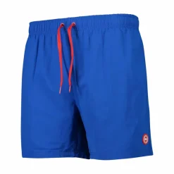 Zweifarbige Bermuda-Badeshorts><noscript><img width=
