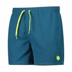 Zweifarbige Bermuda-Badeshorts><noscript><img width=